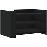 The Living Store Klubska mizica črna 80x50x50 inženirski les - Klubska Mizica, (21496601) | Shoptok.si