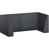  Zid za zadržavanje 4 kom. 100 x 100 x 30 cm Čelik Antracit - Antracit 100 x 100 x 30 cm | shoptok.hr