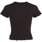 O'neill Majica pastelno zelena / marelica / črna / bela | Shoptok.si