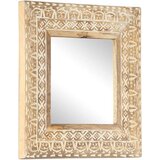 vidaXL Ručno izrezbareno ogledalo 50 x 50 x 2 6 cm masivno drvo manga | shoptok.hr