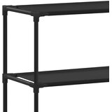  Stalak za pohranu na 2 razine crni 69 x 28 x 143 cm željezni | shoptok.hr