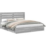  s od storage Siva Sonoma 180 x 200 cm Konstruirano drvo | shoptok.hr