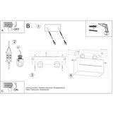 Nice Lamps črna stropna svetilka s kovinskim senčnikom 10x20 cm lorum – | Shoptok.si