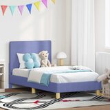  Krevet za djecu s uzglavljem Traper plava 80 x 160 cm tkanina | shoptok.hr