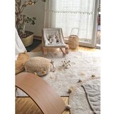 Lorena Canals Bombažna preproga Hippy Dots - Naravno, med | Shoptok.si