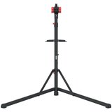 vidaXL Stalak za popravak bicikla sklopivi 92 - 152 cm crveni čelični | shoptok.hr