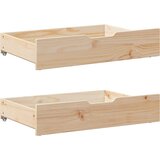  Ladice ispod kreveta s kotačima 2 kom 85x55x17 cm od borovine | shoptok.hr