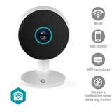 Nedis WIFICI08CWT - Pametna kamera Smartlife 5V, 3 MP, Full HD 1296p, Wi‑Fi, Tuya | Eponuda.com