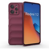  Eleganten Wave ovitek za Xiaomi Redmi 12 4G, Burgundy | Shoptok.si