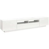 vidaXL TV ormarić s LED svjetlima bijeli 200 x 35 x 40 cm | shoptok.hr