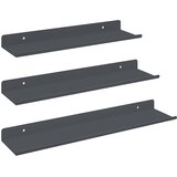  Lebdeća polica Zidne 3 pcs Antracit 40 x 9 x 2,5 cm Čelik | shoptok.hr