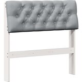  Tapecirano vzglavje Svetlo siva 75 cm Masivno borovo les, (5000108929) | Shoptok.si