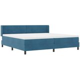  Krevet s opruga kutije Tamno plava 200 x 200 cm Baršun | shoptok.hr