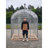  Modularni čelični plastenik Cucumber,10 mx2.10m, samo okvir, razmak između lukova 0.67m Slike