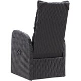  3-dijelni bistro set od poliratana s jastucima crni | shoptok.hr