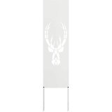  Privatnost u vrtu Bijelo 32 x 140 cm Hladno valjana čelična | shoptok.hr