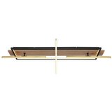 Globo LED stropna svjetiljka Beatrix (48 W, Topla bijela, Crna, D x Š x V: 1.000 x 605 x 115 mm) | shoptok.hr