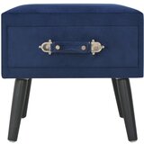  Noćni ormarići 2 kom plavi 40 x 35 x 40 cm baršunasti | shoptok.hr