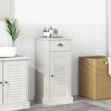 vidaXL Kopalniška omara 'VIGO's predalom 37x34x80 cm iz trdnega borovega lesa u