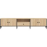 TV omarica s predalom sonoma hrast 200x25x44 cm inženirski les | Shoptok.si