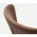 Unique Furniture Konjak smeđa blagovaonska stolica od umjetne kože Teslin – | shoptok.hr