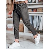 DStreet Spodnie damskie casualowe z paskiem MADELINA czarne | shoptok.hr
