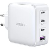 Ugreen USB-A in 3x USB-C 100W GaN hitri polnilec - box Bel Cene