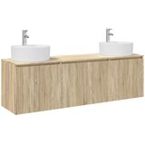  Set ormarića za kupaonicu 3 kom. Hrast sonoma Smeđa 49,5 x 44,5 x 65 cm | shoptok.hr