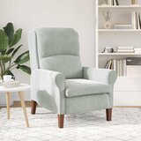  Fotelja Svjetlosiva Baršun | shoptok.hr