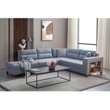 Atelier Del Sofa T-Loft Right ugaona garnitura 230 × 285 cm, siva | Eponuda.com