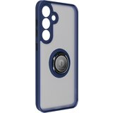 AVIZAR Ovitek za Samsung Galaxy S24 Plus kovinski obroč s funkcijo stojala, Modra noč, (5000012093) | Shoptok.si