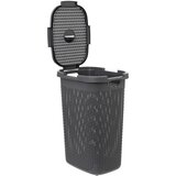 XXXL FIVE KOŠARA ZA RUBLJE S POKLOPCEM, 60L PP TAMNOSIVA | shoptok.hr