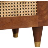 vidaXL Noćni ormarići Smeđa Bambus i masivno drvce manga | shoptok.hr