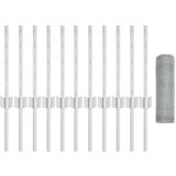 vidaXL Ograda s postovima 11 kom U-kanal 40 cm Galvanizirani čelik, Šesterokutna ograda 0.4x25 m Galvanizirani čelik Cijene