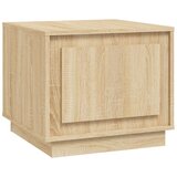 Maison Chic Klubska mizica - kavna mizica - Nizka mizica sonoma hrast 51x50x44 cm inženirski les, (21753017) Cene