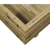  Vrtna sadilica 80 x 80 x 26,5 cm od impregnirane borovine | shoptok.hr