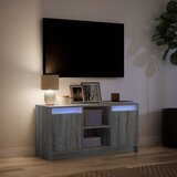  TV ormarić s LED svjetlima boja hrasta 100x34x50 cm drveni Siva | Shoptok.si