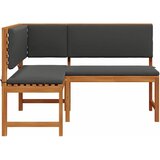  Vrtna stolica Smeđa 140 x 100 x 91cm Čvrsto drvo akacije | Eponuda.com