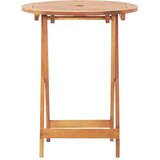 vidaXL 3-dijelni bistro set od tkanine i masivnog drva smeđesivi | shoptok.hr