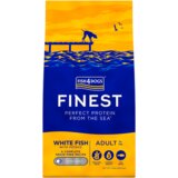 Fish4Dogs Finest White fish Adult, Large Kibble - velike granule, bijela riba 12 kg Cijene