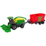  Harvester with Trailer Agricultural Machine Green Red | shoptok.hr