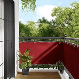Balkonska pregrada crvena 75x700 cm 100% poliester Oxford - Crvena 75 x 700 cm 1 Cijene