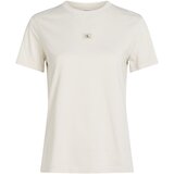 Calvin Klein Jeans Majice s kratkimi rokavi WOVEN LABEL REGULAR J20J225243 Bež | Shoptok.si