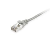 Equip 605507 RJ45 omrežni kabel\, Patch kabel CAT 6 S/FTP 0.50 m siva pozlačeni konektorji 1 kos, (20421489) | Shoptok.si