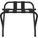  Stalak za prtljagu s naslonom crni 56 x 39 x 52 cm | shoptok.hr