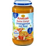 BIO otroška hrana - pisana enolončnica: leča, zelenjava in govedina - 250 g Cene