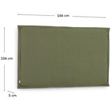 Kave Home Zeleno podstavljeno uzglavlje 166x106 cm Tanit – | shoptok.hr