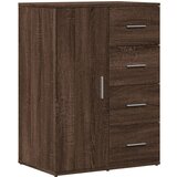  The Living Store Komoda rjavi hrast 59x39x80 cm inženirski les - Komoda, (21500219) | Shoptok.si