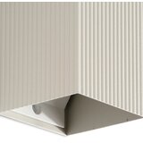 Faro 40536 - zidna svetiljka sole 1xGU10/8W/230V, siva, rebrasta, uglasta | Eponuda.com