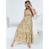 DStreet Sukienka maxi MISSBLOSSY zielona | Shoptok.si